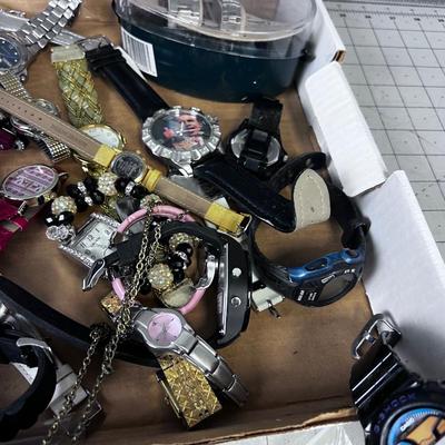 Tray of Wrist Watches 