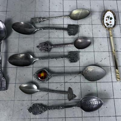 Collection of Souvenir Spoons 