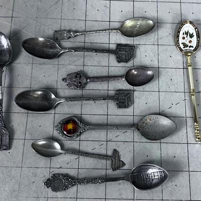 Collection of Souvenir Spoons 