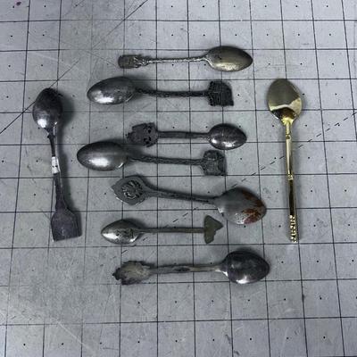 Collection of Souvenir Spoons 