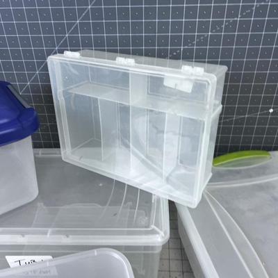 5 Small Tubs or Totes 
