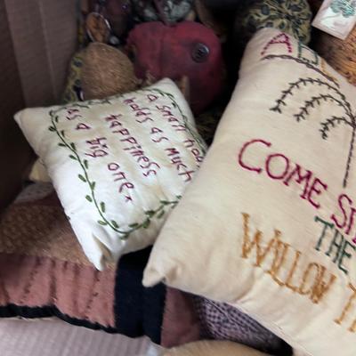 Pillows  and Handcrafted Rustic Crafts