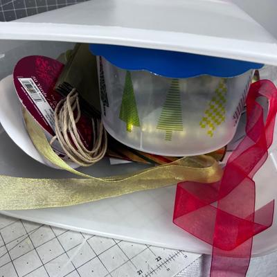 Wrapping Paper Box with Wrap & Ribbon