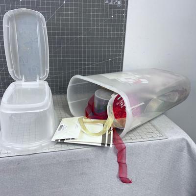 Wrapping Paper Box with Wrap & Ribbon