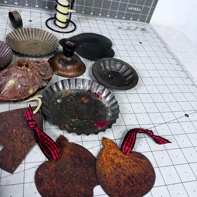 Tin Wear and Candle Holder
