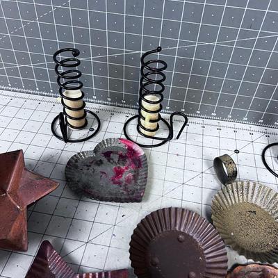 Tin Wear and Candle Holder