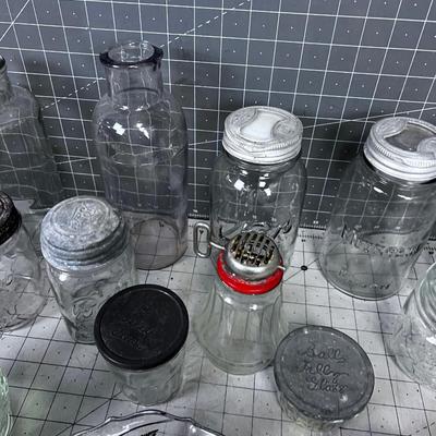SUPER Lot of Antique  Vintage GLASS 