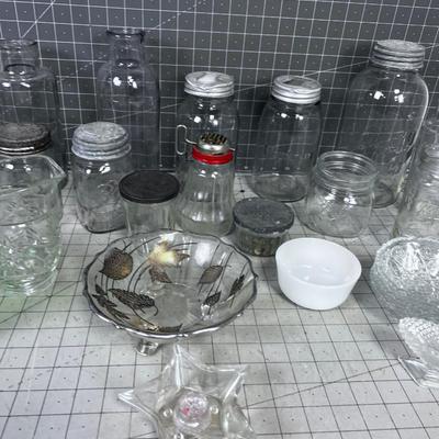 SUPER Lot of Antique  Vintage GLASS 