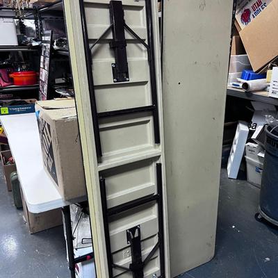 (2) 6 FOOT Folding Tables - Portable.