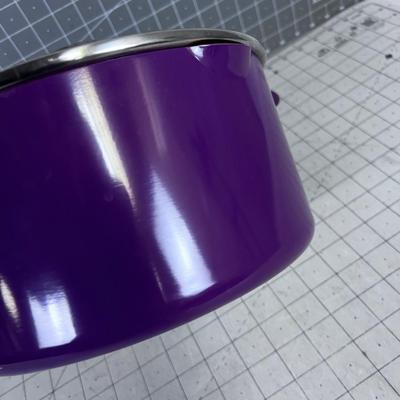 Gotham PURPLE And Copper Pot 