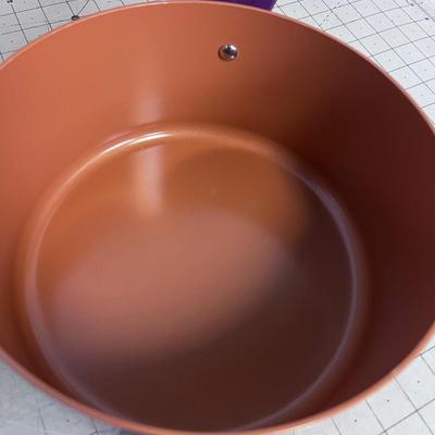 Gotham PURPLE And Copper Pot 
