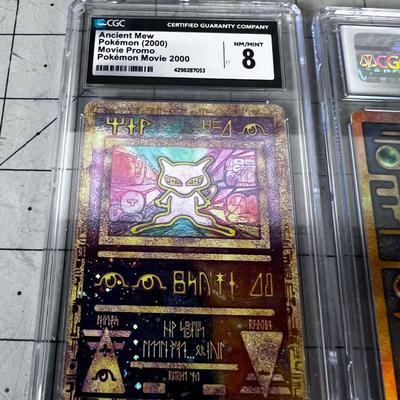 Ancient MEW PokÃ©mon Movie Promo  NM Mint 8 