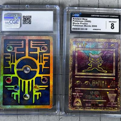 Ancient MEW PokÃ©mon Movie Promo  NM Mint 8 