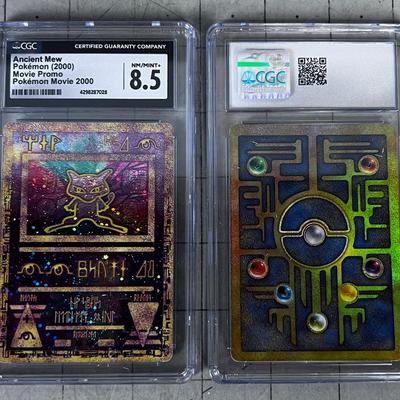 Ancient MEW PokÃ©mon Movie Promo  Near Mint 8.5