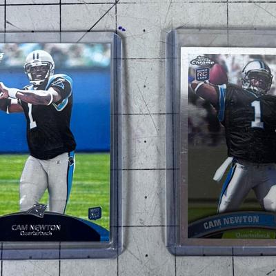 Topps Chrome Rookie  RC Card (2) CAM NEWTON 