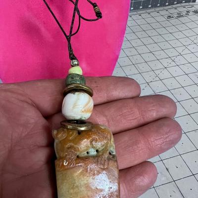 Carved Jade Pendant AWESOME! 