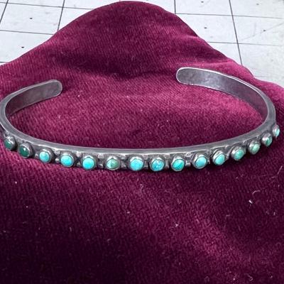 Not Marked NICE Tiny Turquoise. 