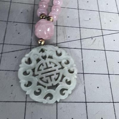 Jade & ROSE Quartz (Excellent Energy as well as PRETTY!) 