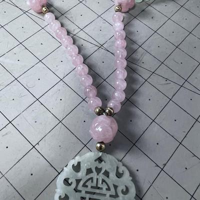 Jade & ROSE Quartz (Excellent Energy as well as PRETTY!) 