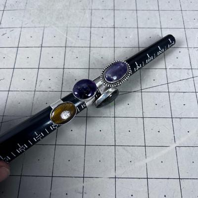 4 Rings Blue, Purple, Brown Laborite