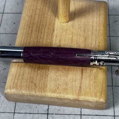Bolt Action Riffle Pen PURPLE HEARTWOOD