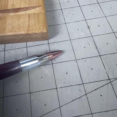 Bolt Action Riffle Pen PURPLE HEARTWOOD