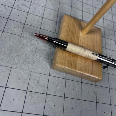 Bolt Action Riffle Pen Birdseye Maple
