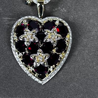 Nolan Miller Glamor Collection  HEART PENDANT NEW in the BOX 