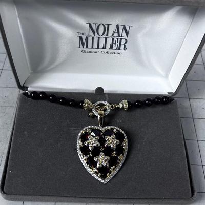 Nolan Miller Glamor Collection  HEART PENDANT NEW in the BOX 