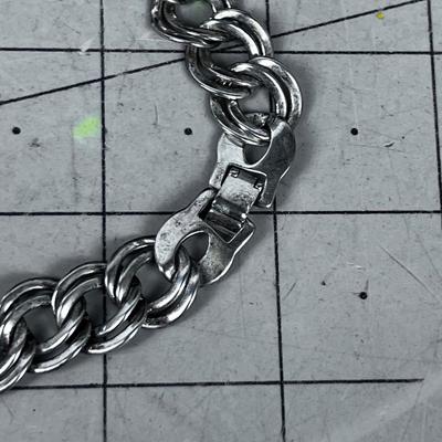 Silver Cuban link Necklace 