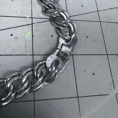 Silver Cuban link Necklace 