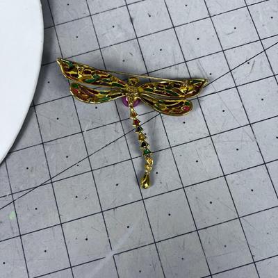 Golden JOAN RIVERS Dragonfly 