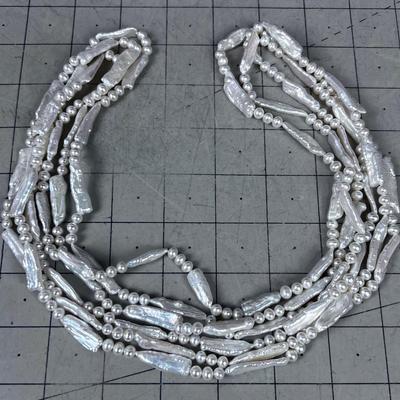 3 Strands of FRESH WATER PEARLS - Real Deal! 