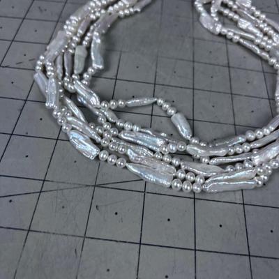 3 Strands of FRESH WATER PEARLS - Real Deal! 