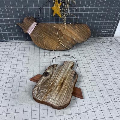 Chicken & Pumkin Wall Plaque