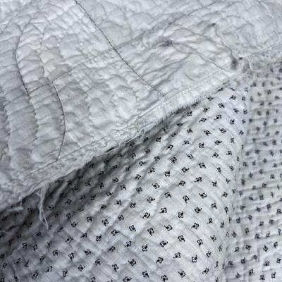 Antique Hand Made Quilt White/Ivory 
