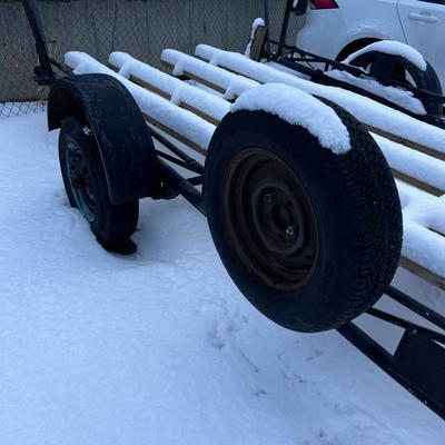 1960's Boat Trailer Single Axle 
