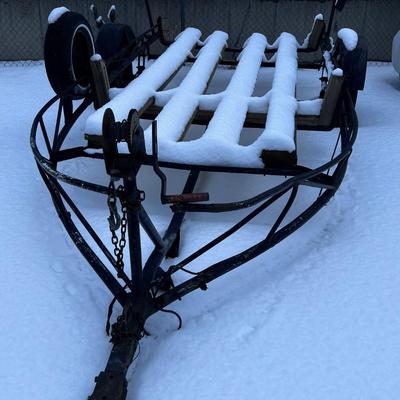 1960's Boat Trailer Single Axle 