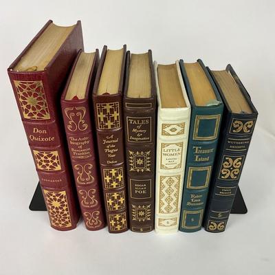 163 Lot Of Leather Bound Vintage Books Published By The Easton Press As Is