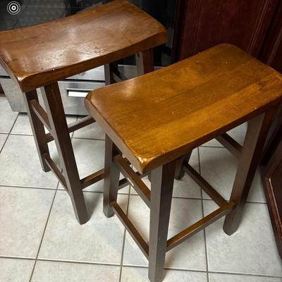 Cute fold down table with two stools
