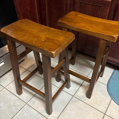 Cute fold down table with two stools