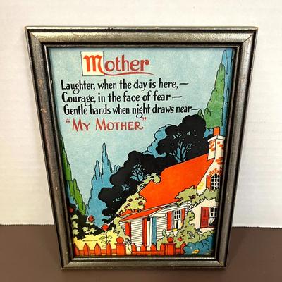 Small Vintage My Mother Print