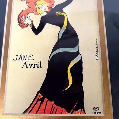 Vintage H Stern, Paris, Jane Avril Print