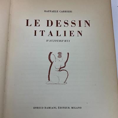 165 "Le Dessin Italien" By RAFFAELE CARRIERI