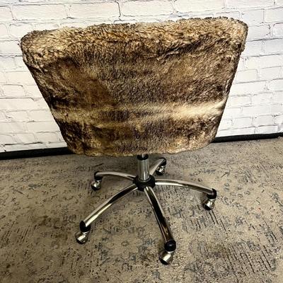Fun and Furry Pottery Barn Roller Chair