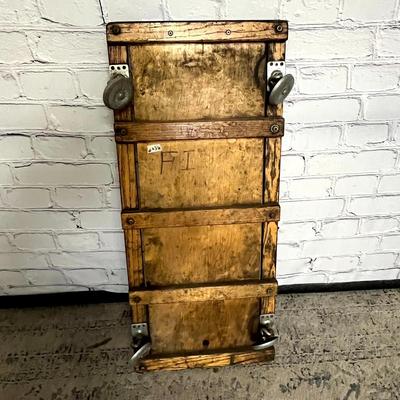 Vintage Champion Wooden Auto Creeper