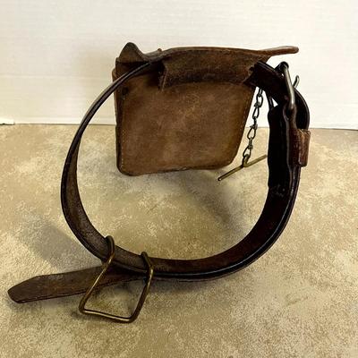 Vintage Leather Tool Belt and Bag