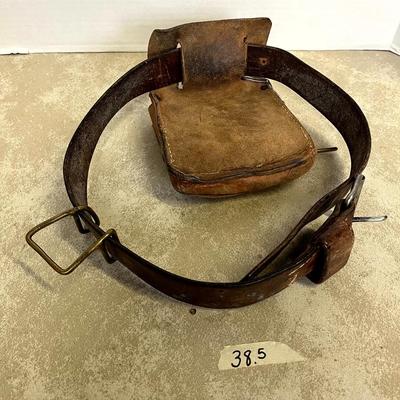 Vintage Leather Tool Belt and Bag