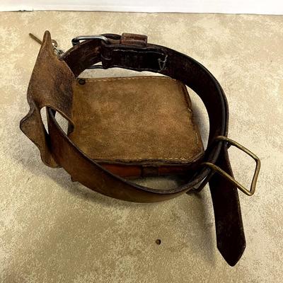 Vintage Leather Tool Belt and Bag