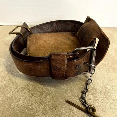 Vintage Leather Tool Belt and Bag